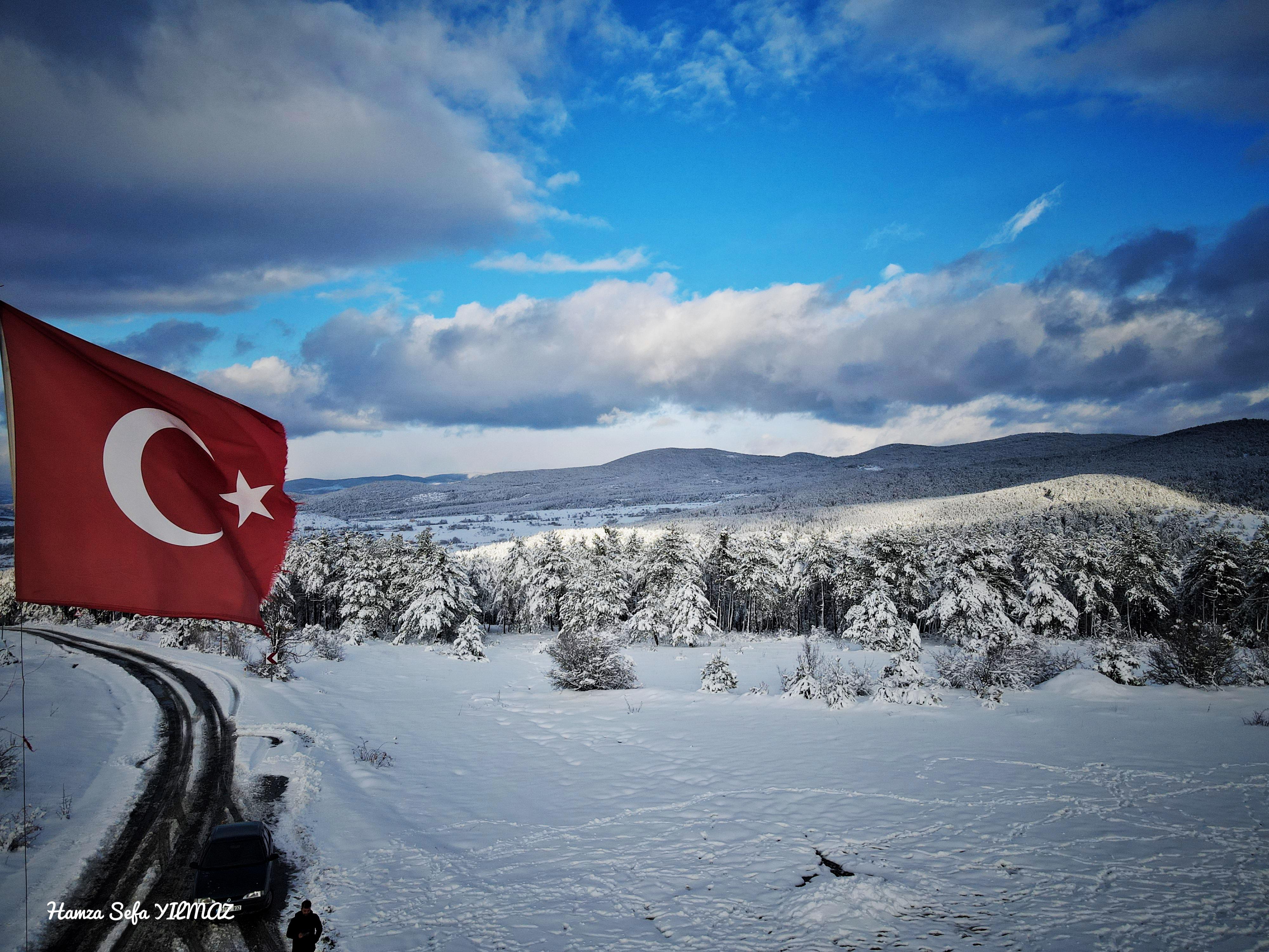 Taşköprü Kar Manzarası Güzel (4)