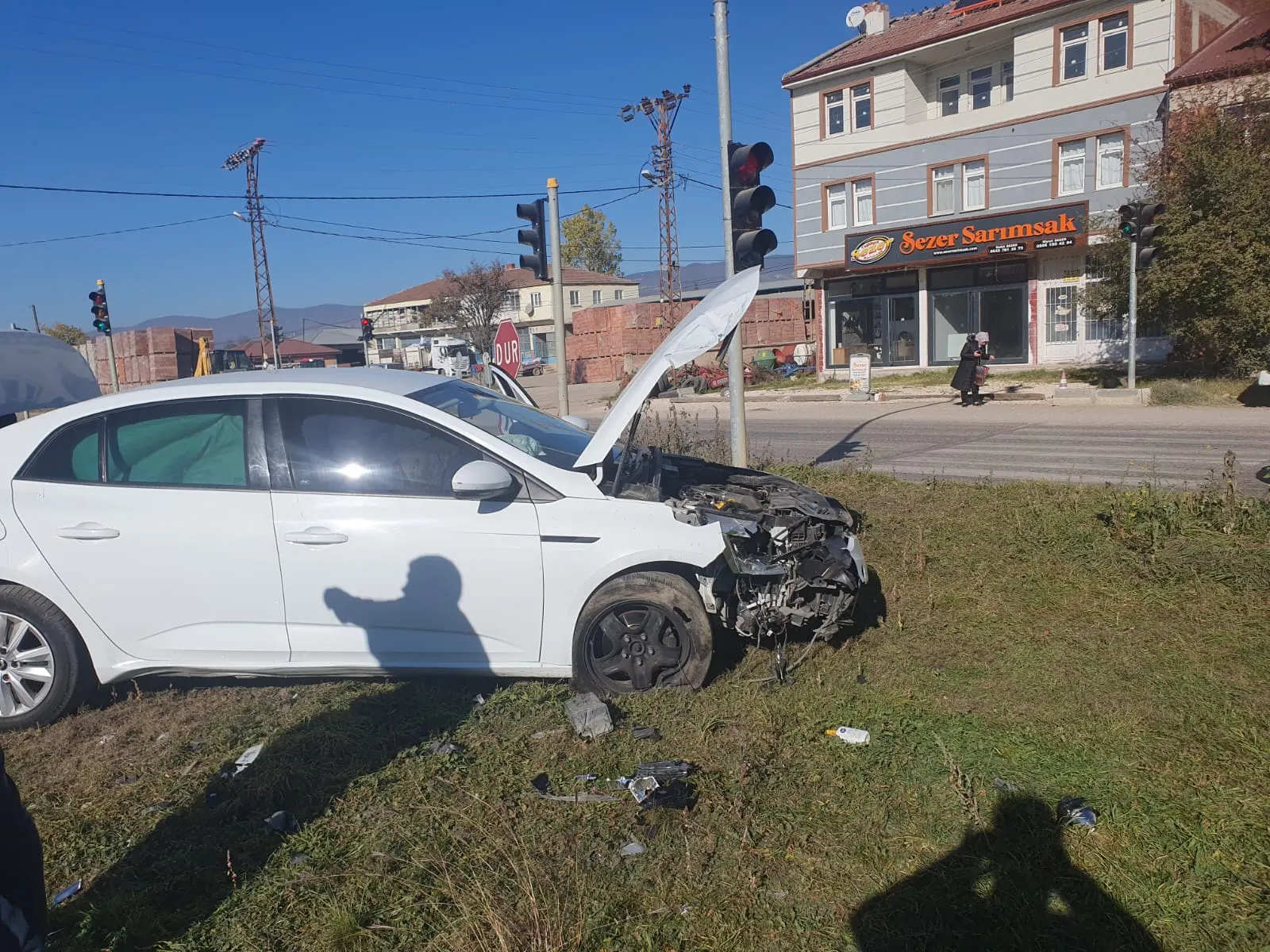 Taşköprü'de Pancar Yüklü Traktör Kazaya Yol Açtı! 2