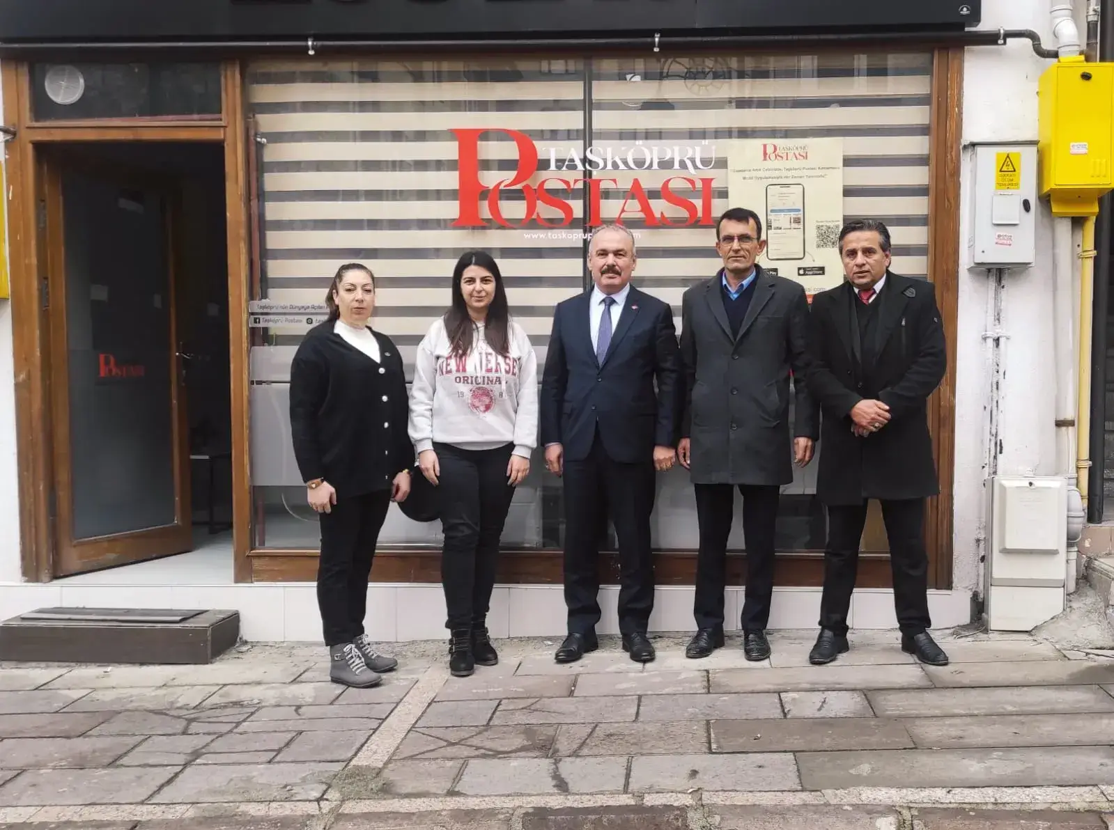 Büyük Birlik Partisi Genel Başkan Yardımcısı Alay, Taşköprü Postası Gazetesi’ni Ziyaret Etti (1)