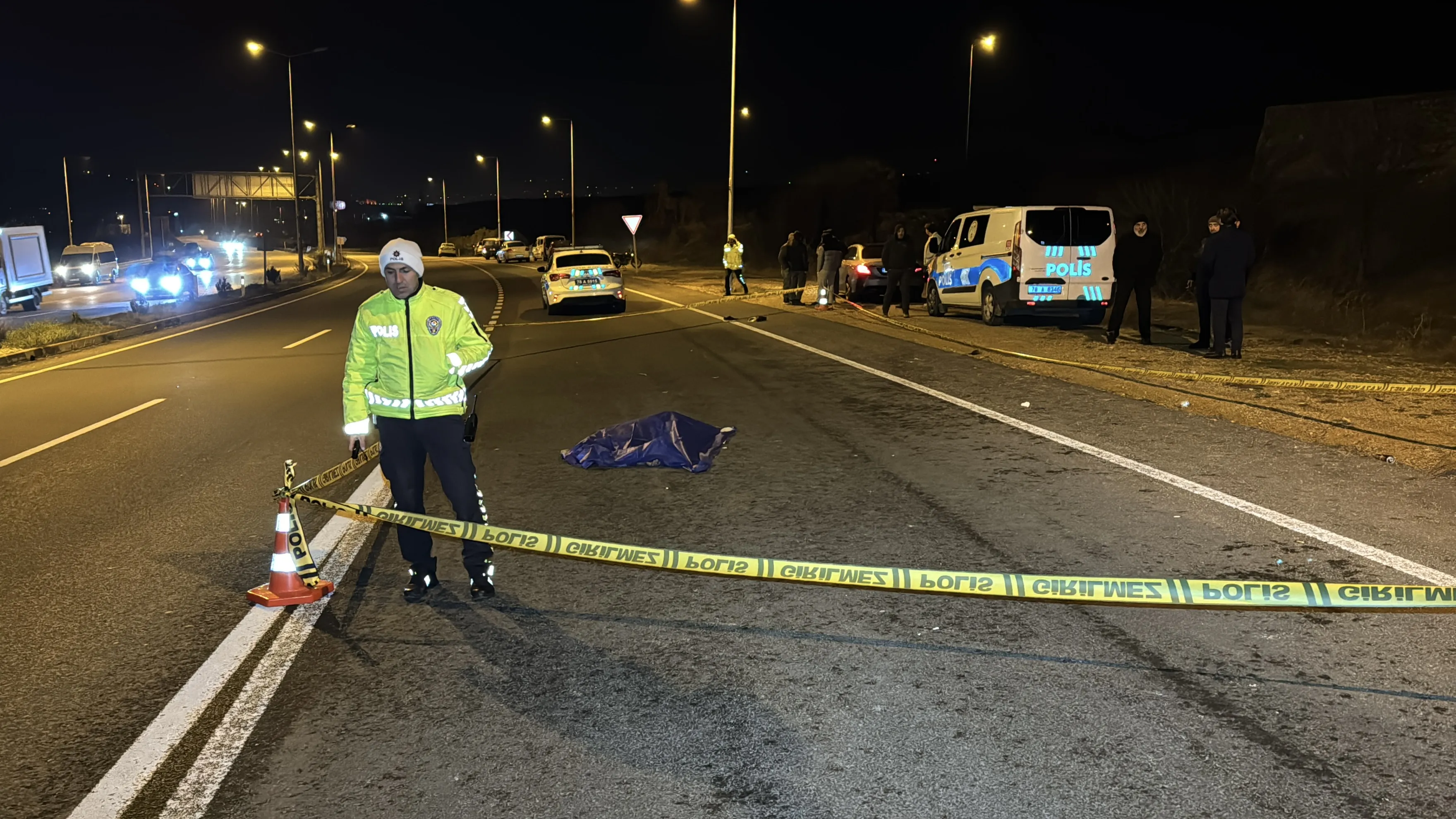 Karabük Kastamonu Kara Yolunda Otomobilin Çarptığı Yaya Hayatını Kaybetti