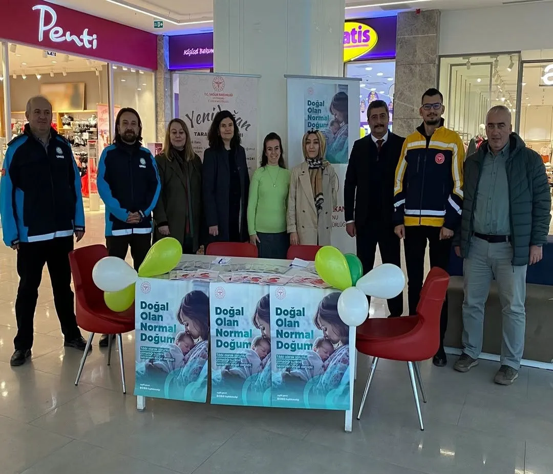 Kastamonu İl Sağlık Müdürlüğü'nden Normal Doğum Bilgilendirme Standı! 2