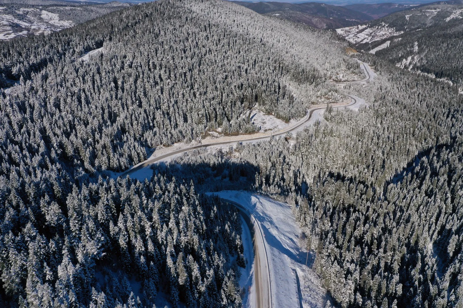 Kastamonu'da Ilgaz Dağı Beyaza Büründü Efsanevi Kış Manzarası! 5