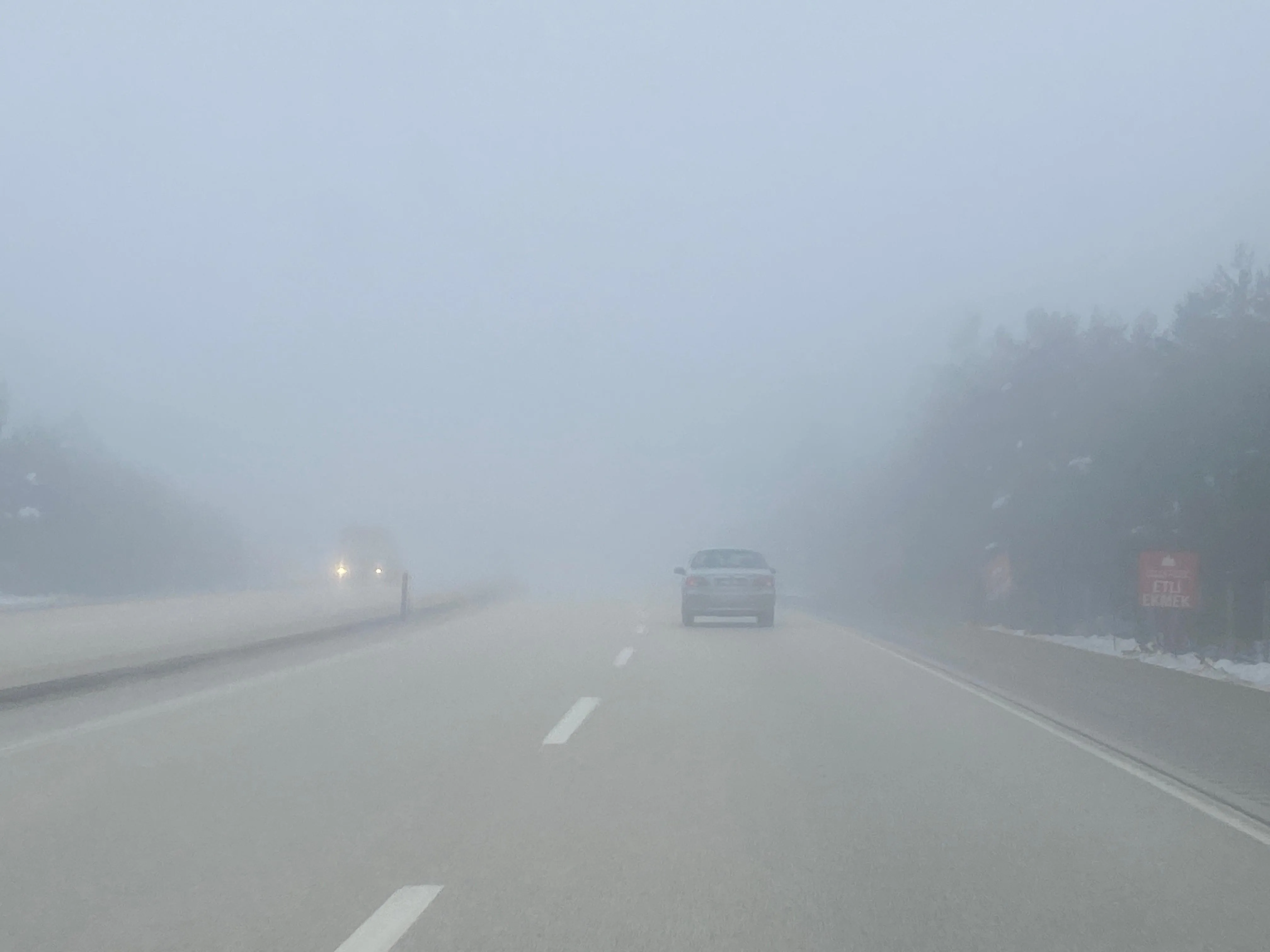 Kastamonu'da Sis Etkili Oluyor Görüş Mesafesi 30 Metre! 4