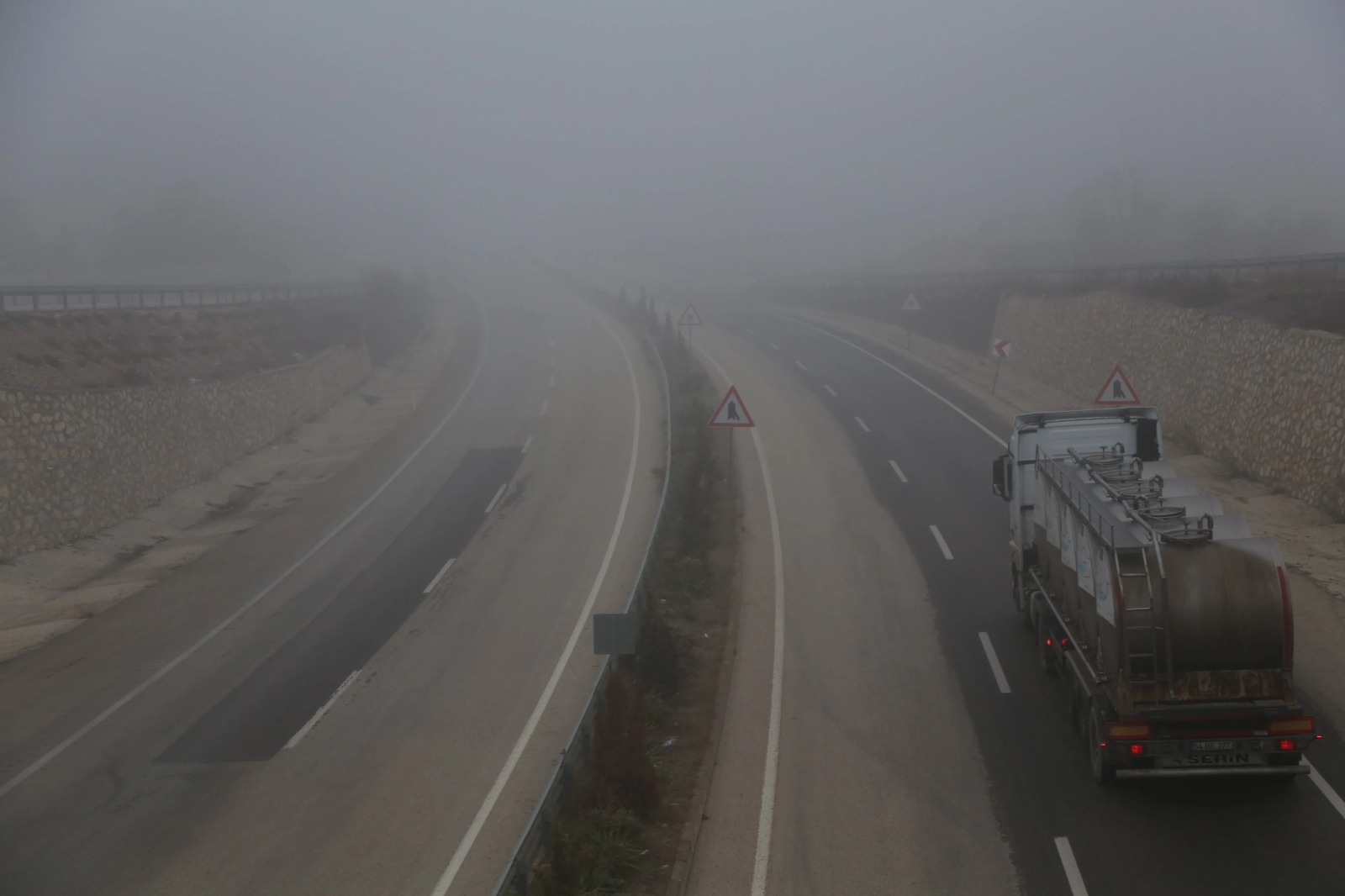 Kastamonu'da Sis Görüş Mesafesi 30 Metre! 3