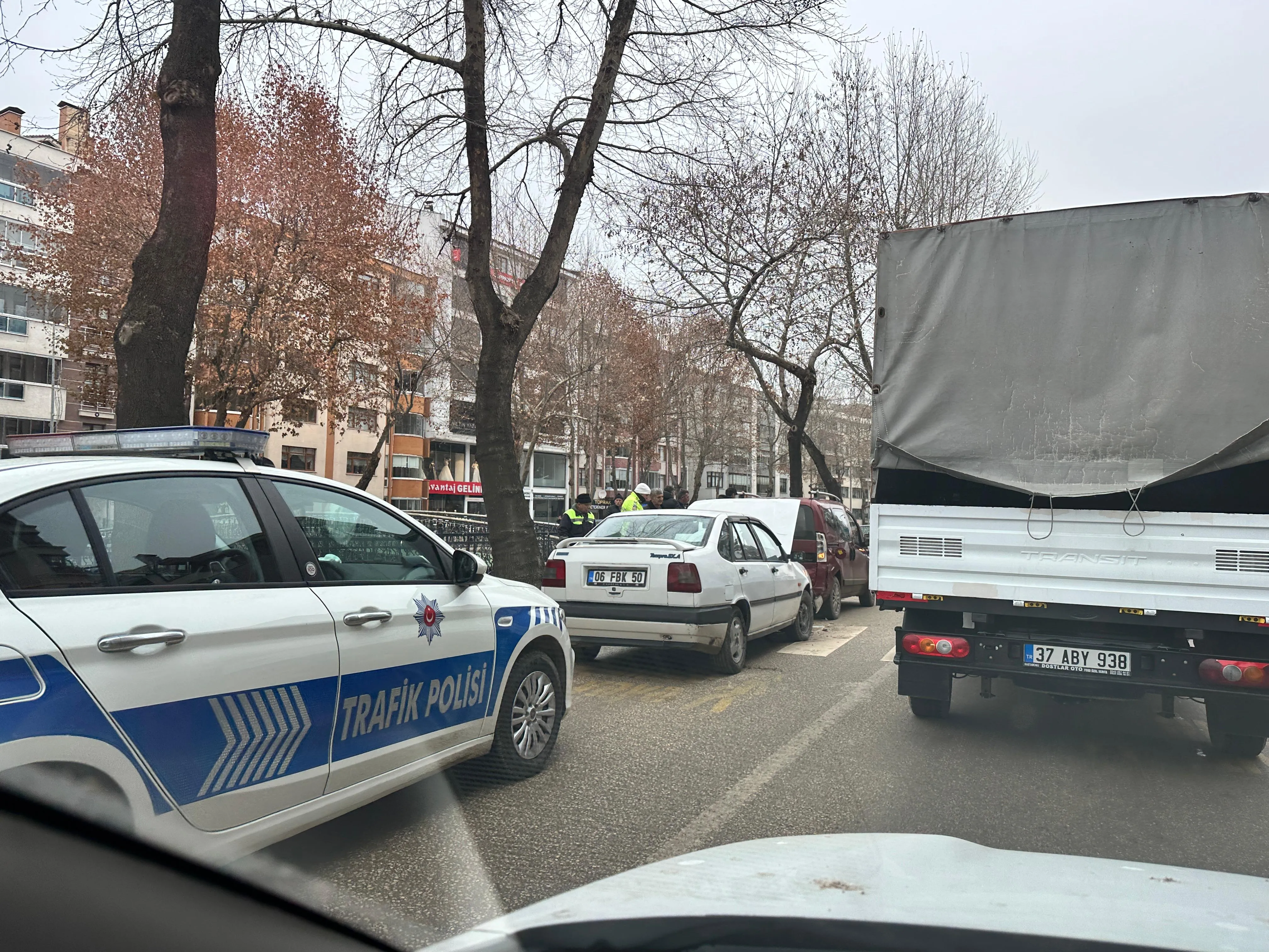 Kastamonu'da Trafik Kazası Maddi Hasar Meydana Geldi! 1