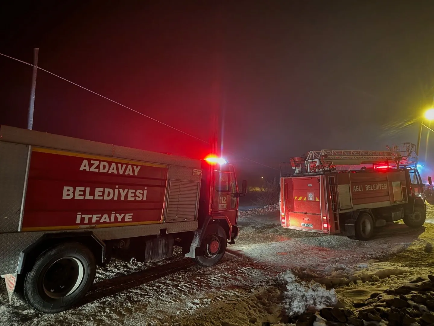 Kastamonu'da Yangın Alevlere Teslim Olan Ev Kül Oldu! 1