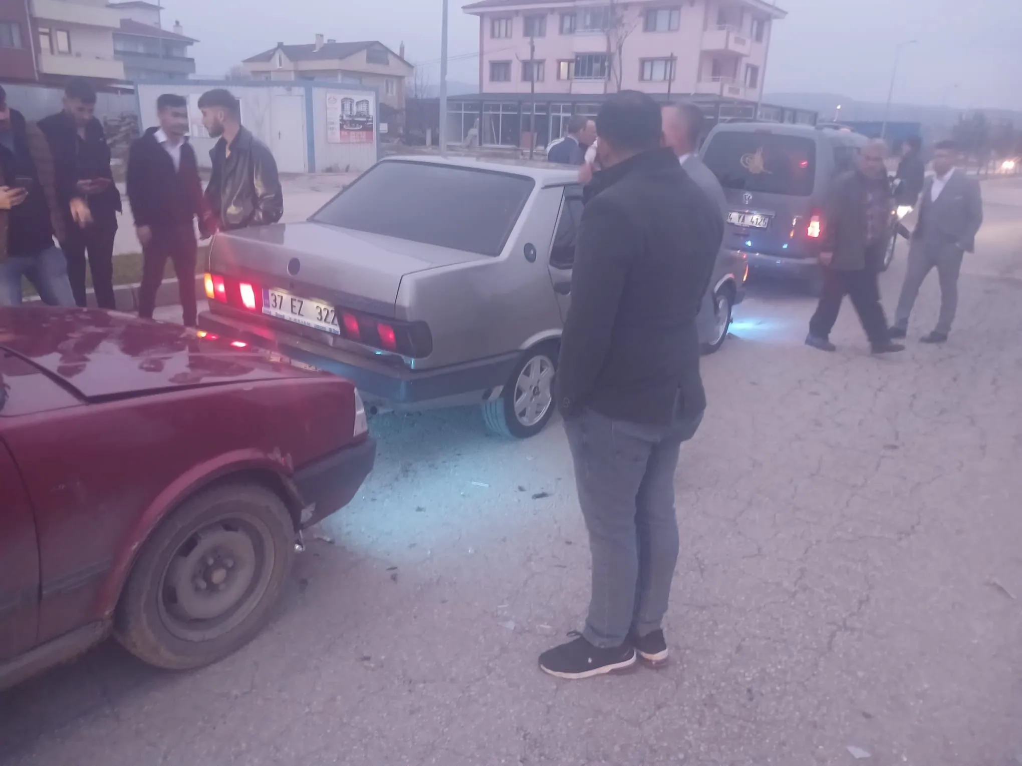 Taşköprü'de Düğün Konvoyunda Zincirleme Kaza!