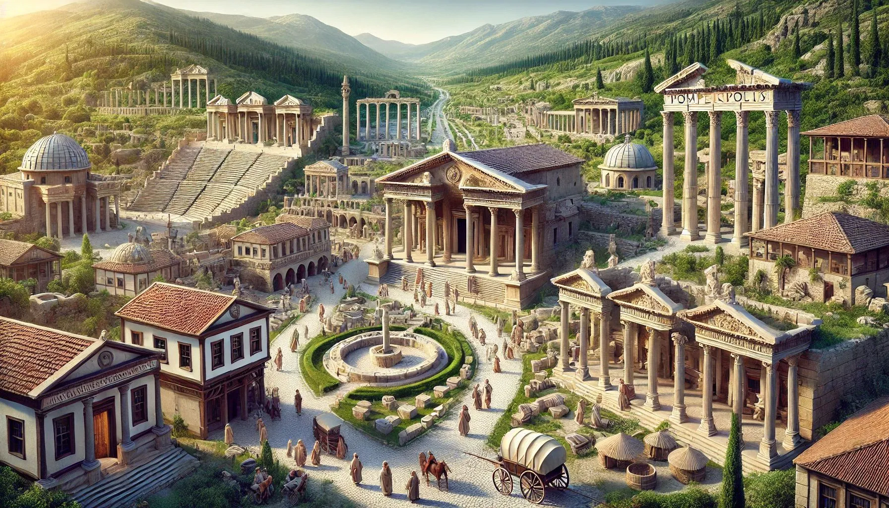 Taşköprü'de Geçmiş Pompeiopolis Ile Yeniden Canlandı! 1