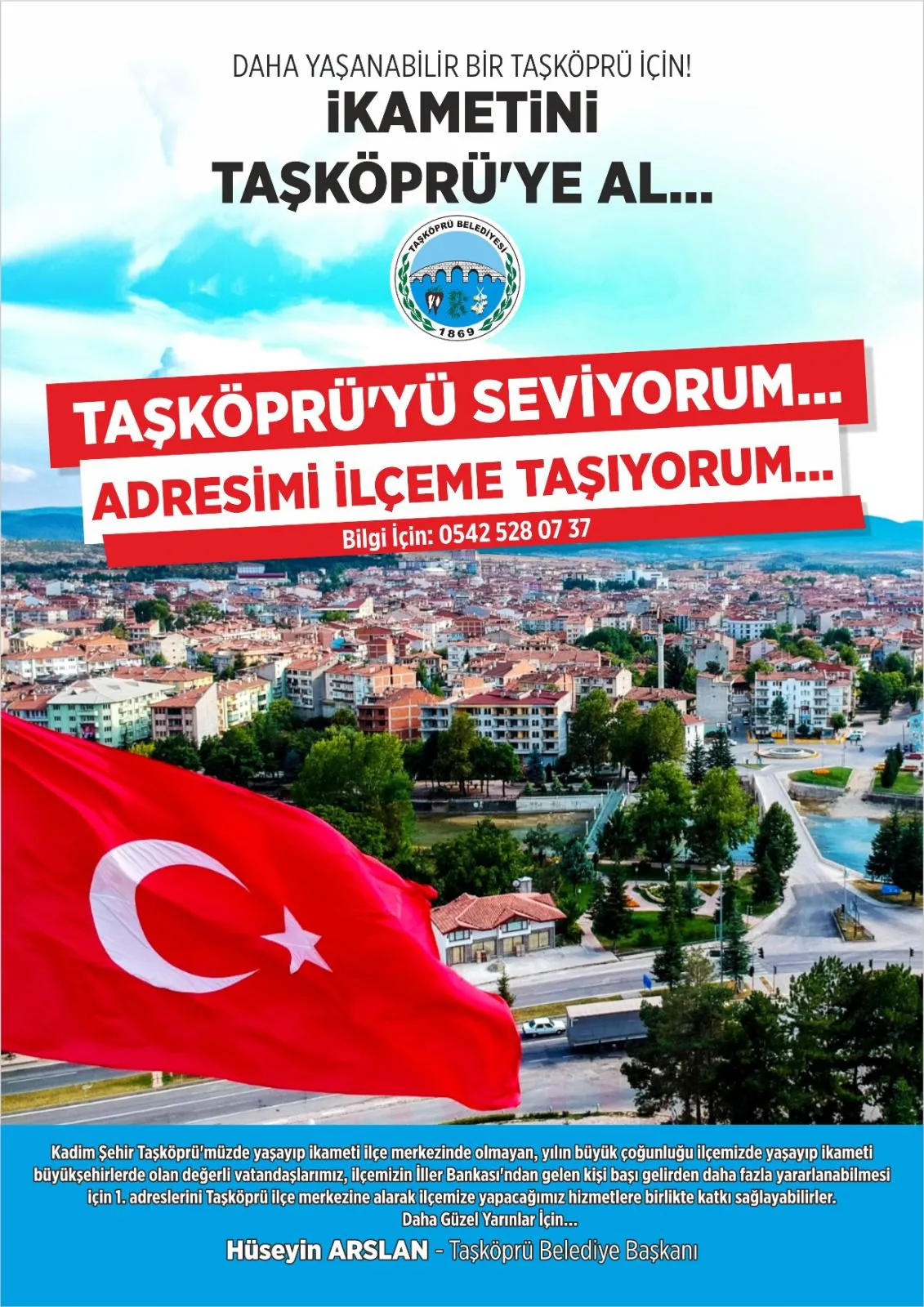 “Taşköprü’yü Seviyorum, Adresimi İlçeme Taşıyorum” Kampanyası Devam Ediyor 1