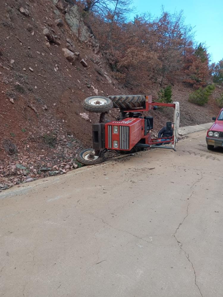 Traktör Devrildi Hanönü (3)