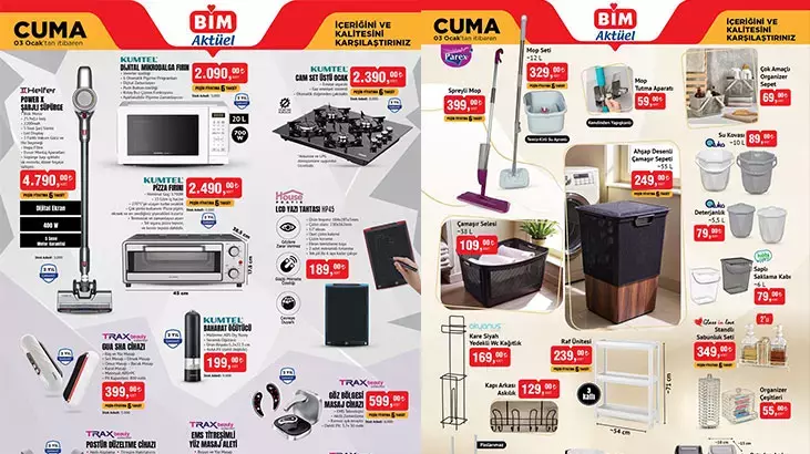 2025’in İlk Cuma BİM Aktüel Kataloğu: Bu Cuma BİM’de Hangi Ürünler Satışta? İşte 3 Ocak 2025 BİM Aktüel Kataloğu