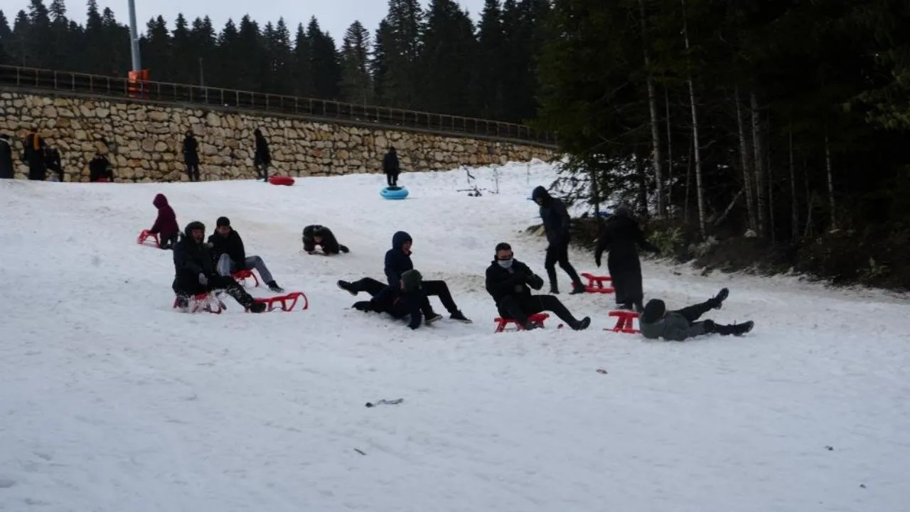 Ilgaz Dağı'nı Yarıyıl Tatili Heyecanı Sardı (5)