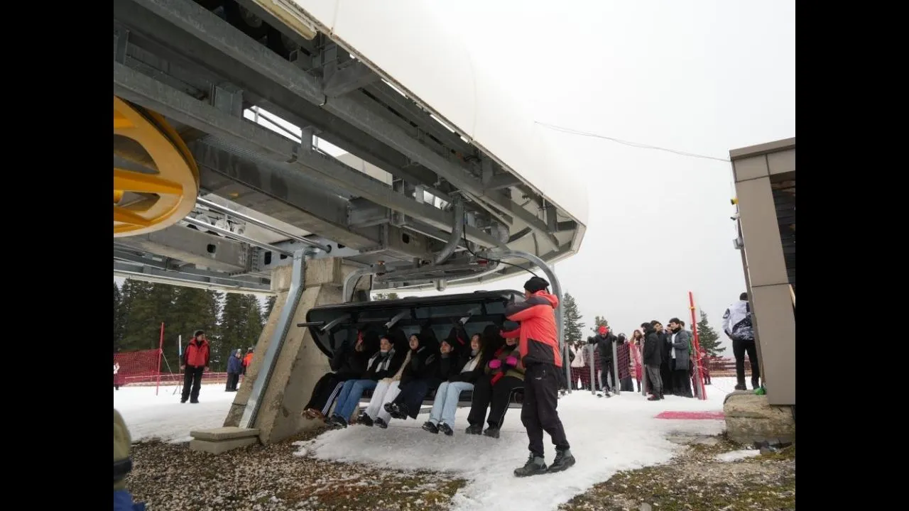 Ilgaz Dağı'nı Yarıyıl Tatili Heyecanı Sardı (6)