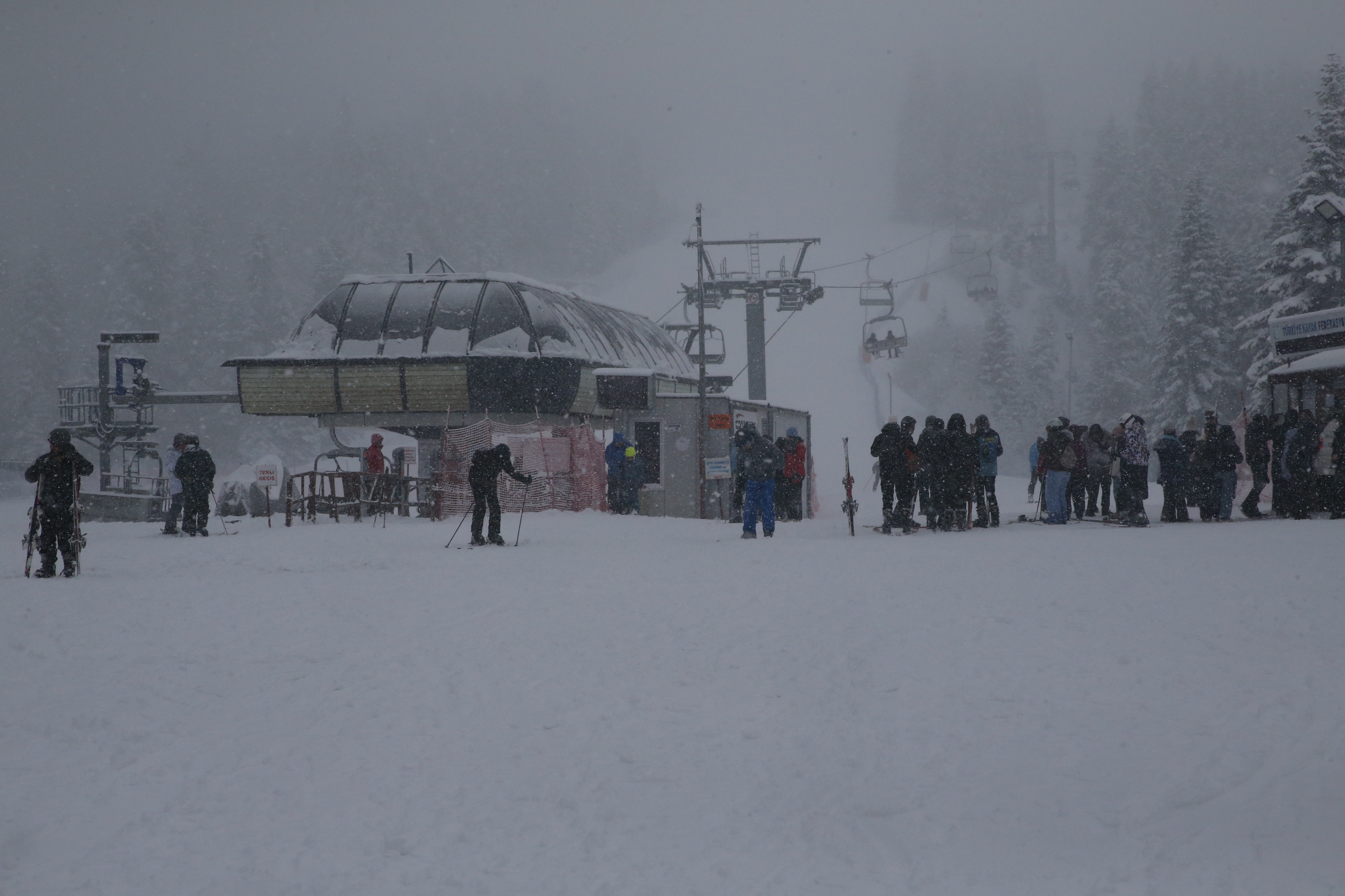 Kastamonu Ilgaz Dağı Kar Ve Sis Etkili (1)