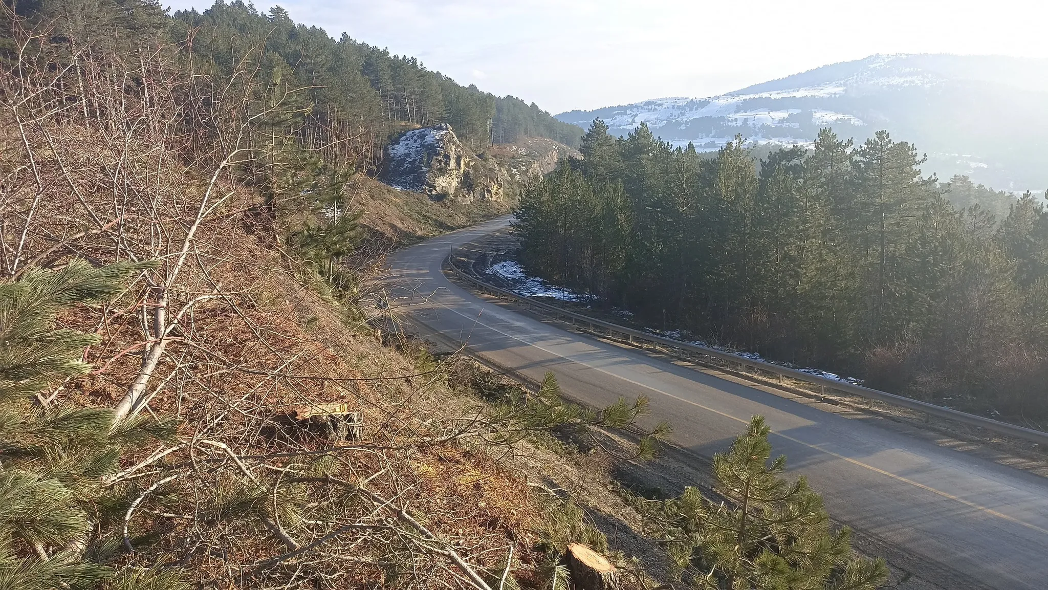 Kastamonu Tosya Kara Yolunda Güvenlik Artıyor Viraj Daha Güvenli Hale Geliyor!