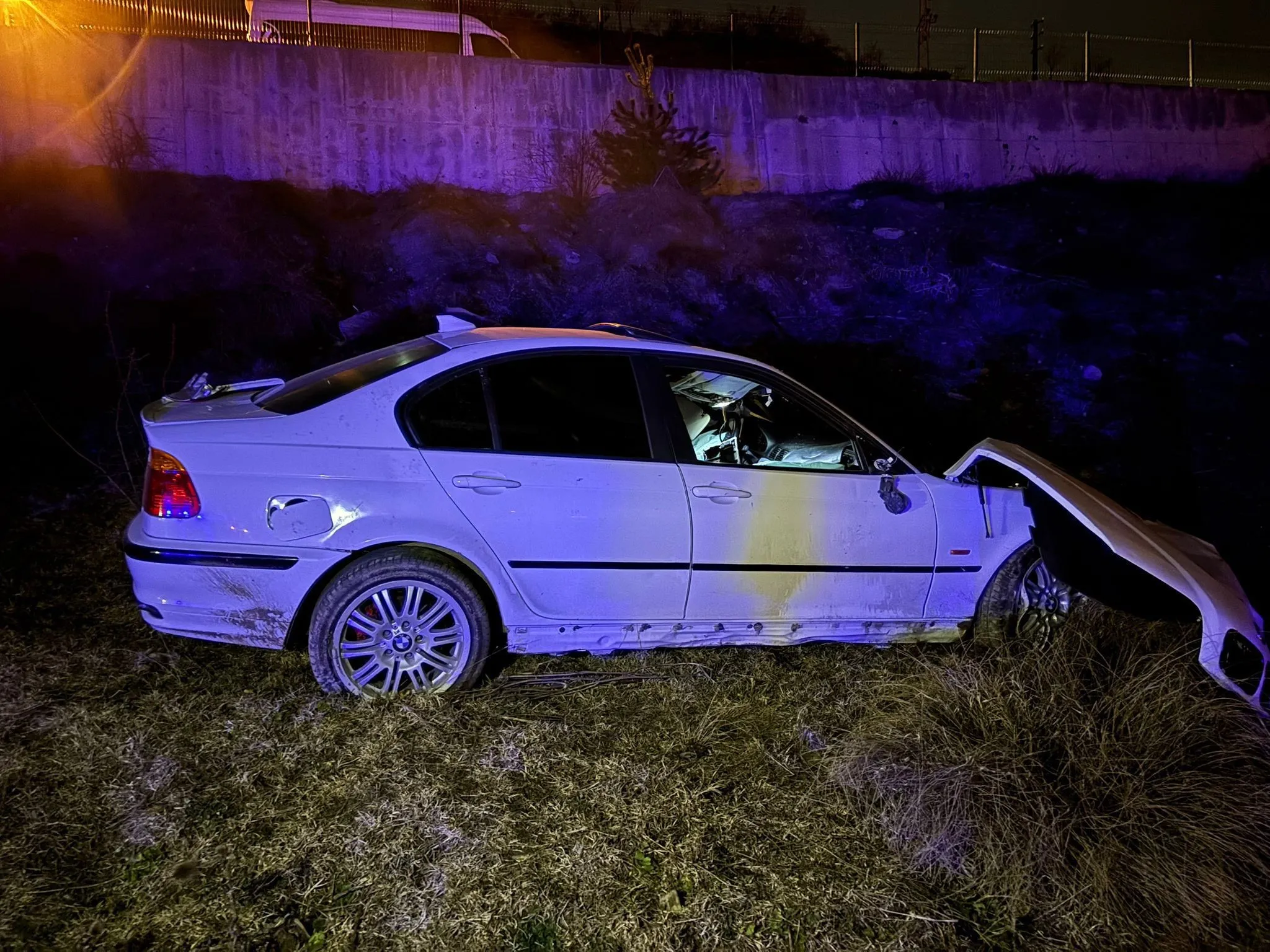 Kastamonu'da Kaza! Otomobil Şarampole Uçtu 2 Yaralı!