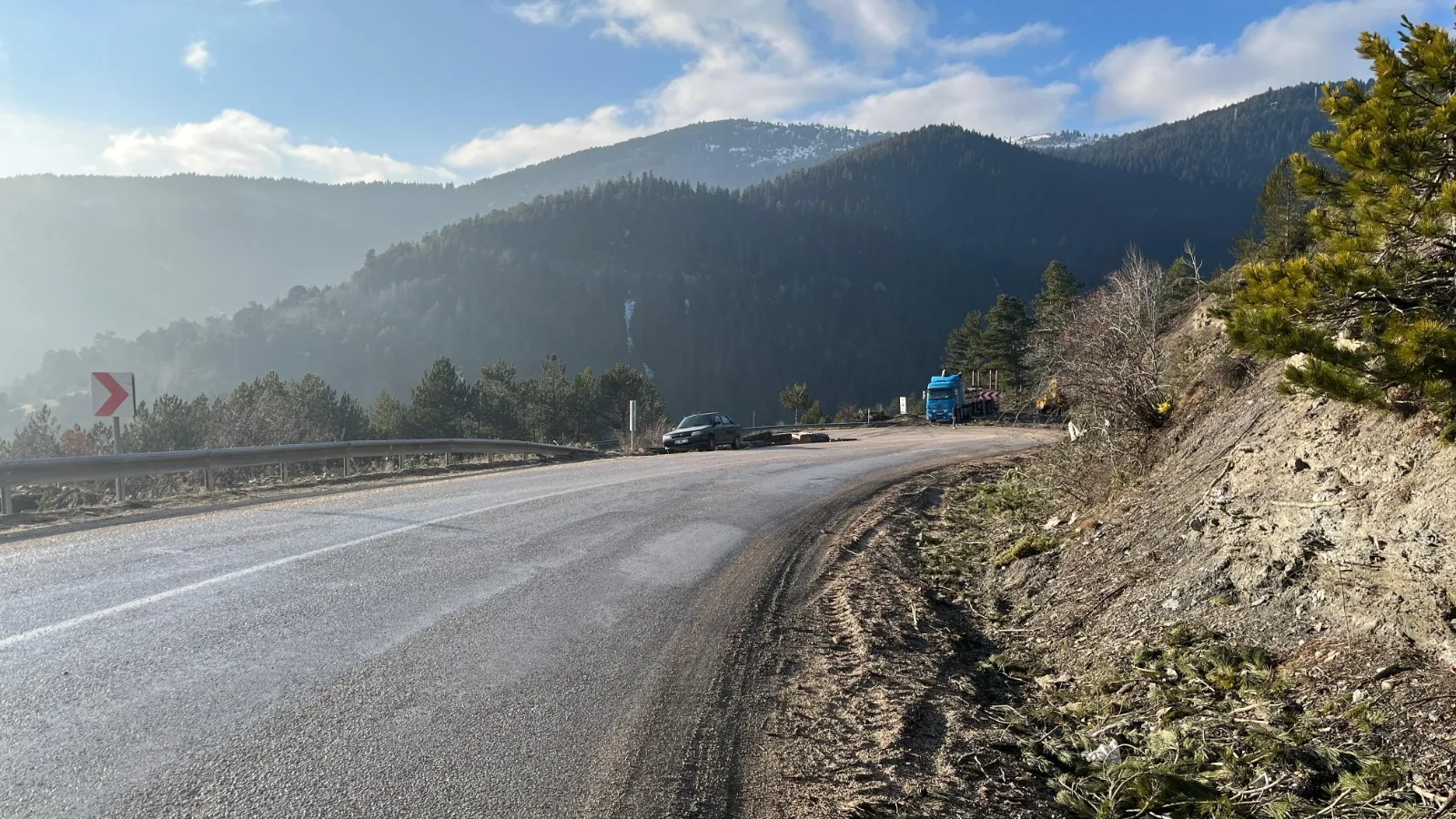 Kastamonu'da Sık Sık Kazaların Görüldüğü Bu Yolda Ulaşım Güvenli Hale Getirilecek!