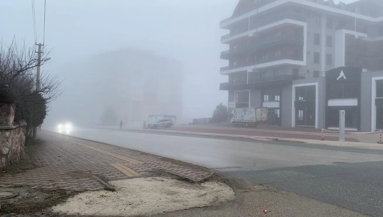 Kastamonu'da Sis Ulaşımı Aksattı 4