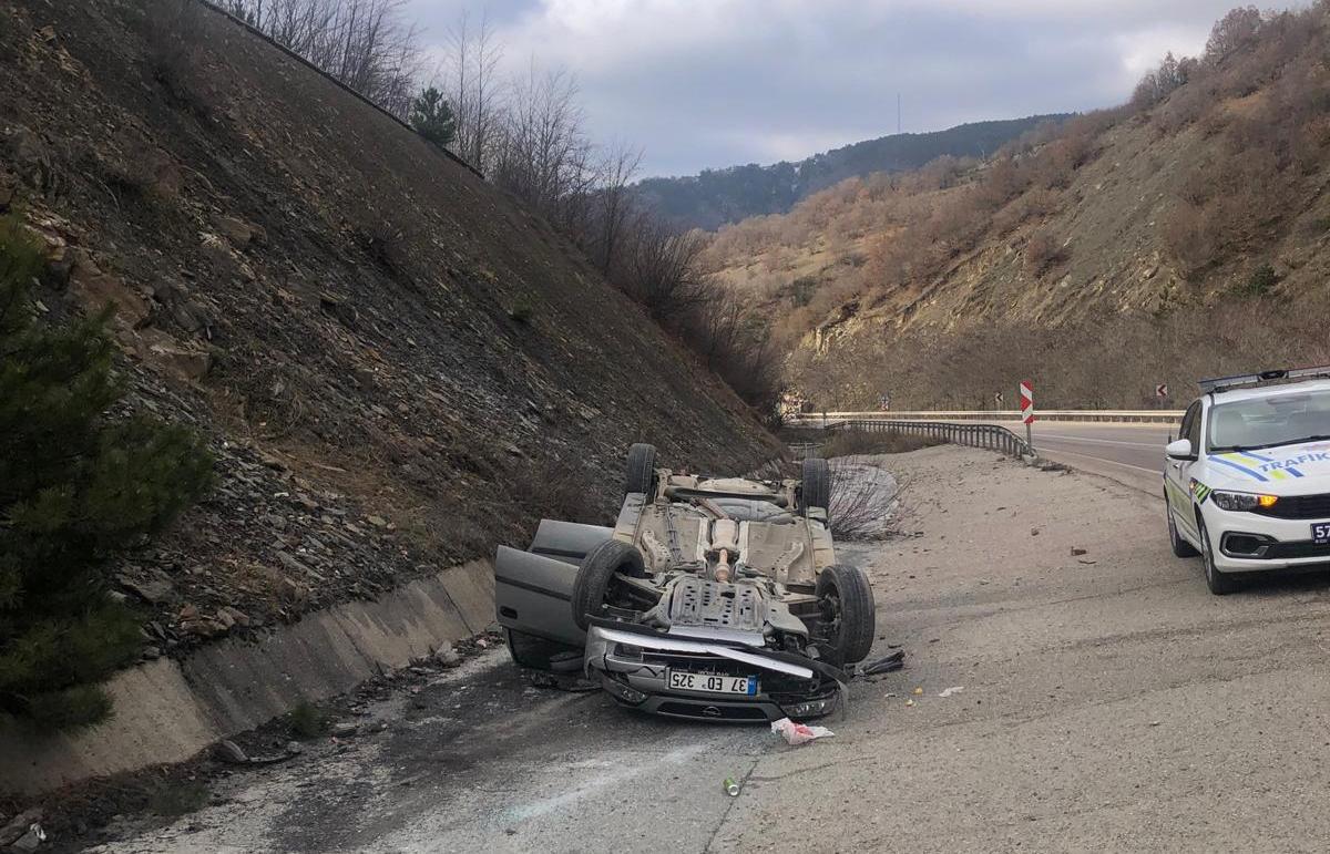 Kastamonulu Sürücü Takla Attı (2)