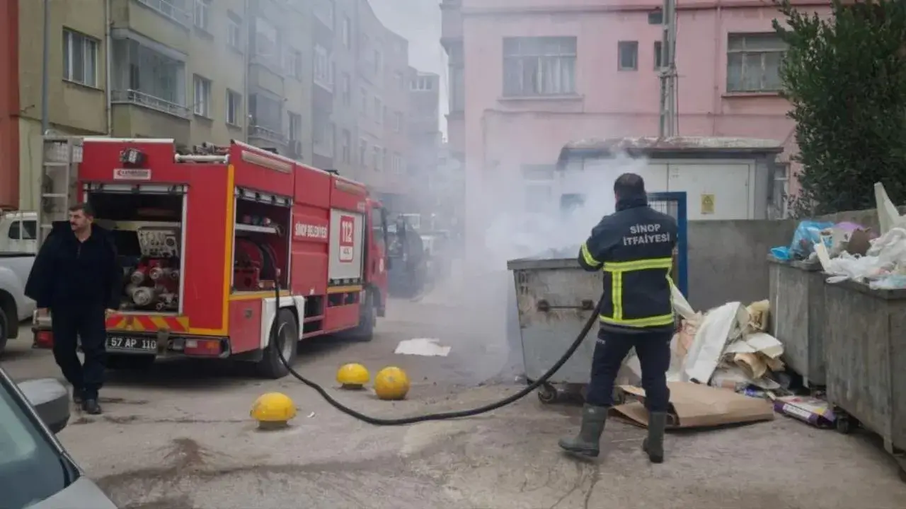 Sinop Çöp Yangın (2)