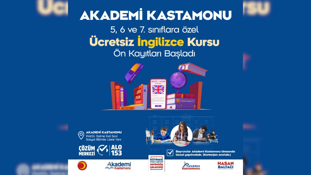 Belediye Başkanı Baltacı’dan Kastamonu’da Eğitime Destek Ücretsiz Kurs Başlıyor! 2