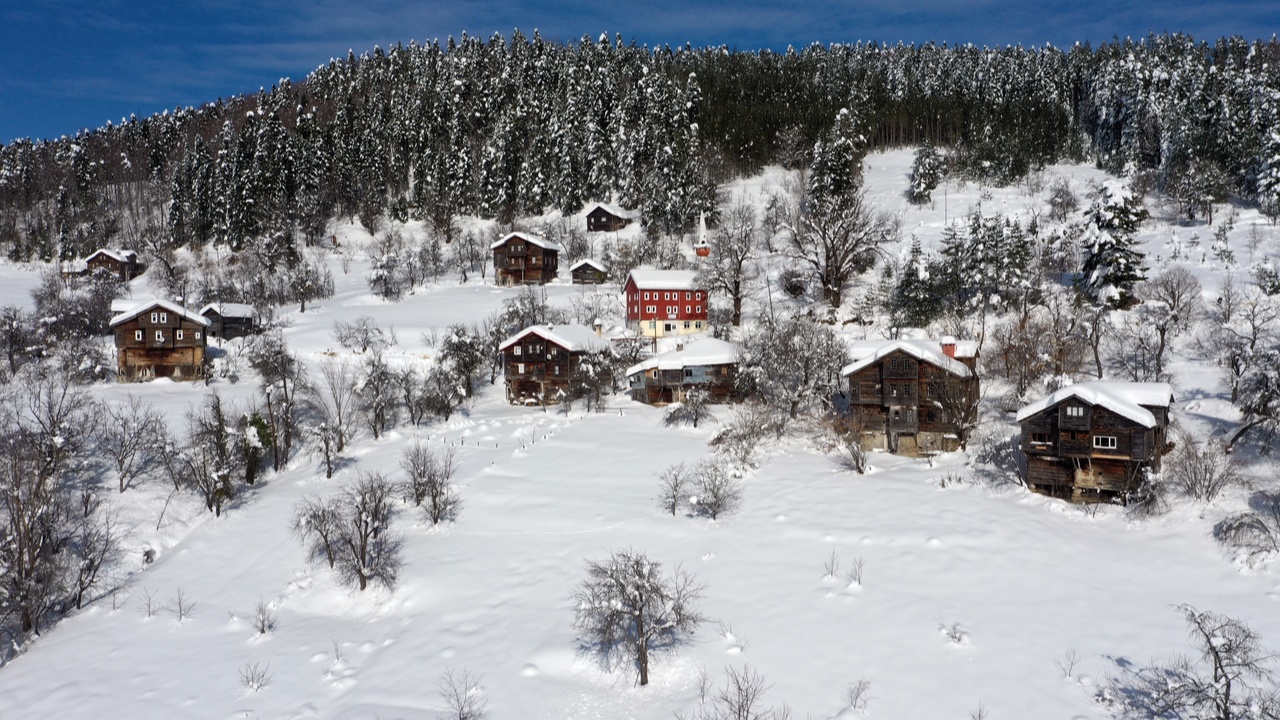 Kastamonu Kar Manzarası Inebolu Küre (3)