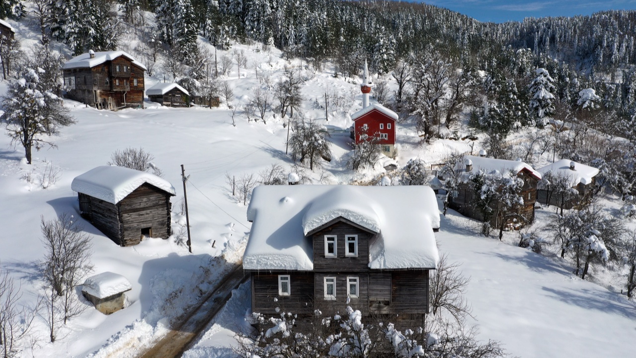 Kastamonu Kar Manzarası Inebolu Küre (5)