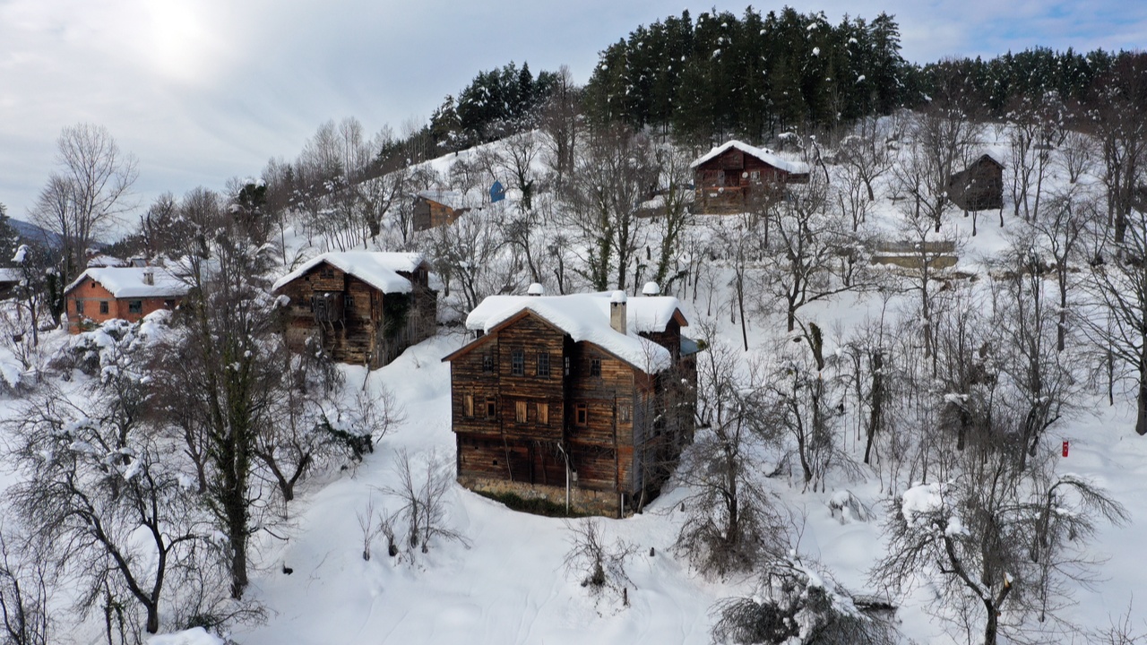 Kastamonu Kar Manzarası Inebolu Küre (7)