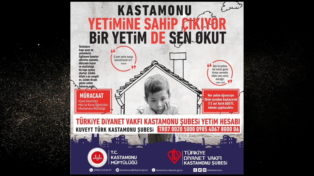 Kastamonu Müftülüğü Yetim