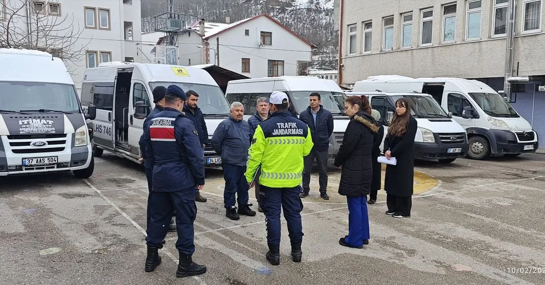 Kastamonu’da Okul Servislerine Sıkı Denetim! 4