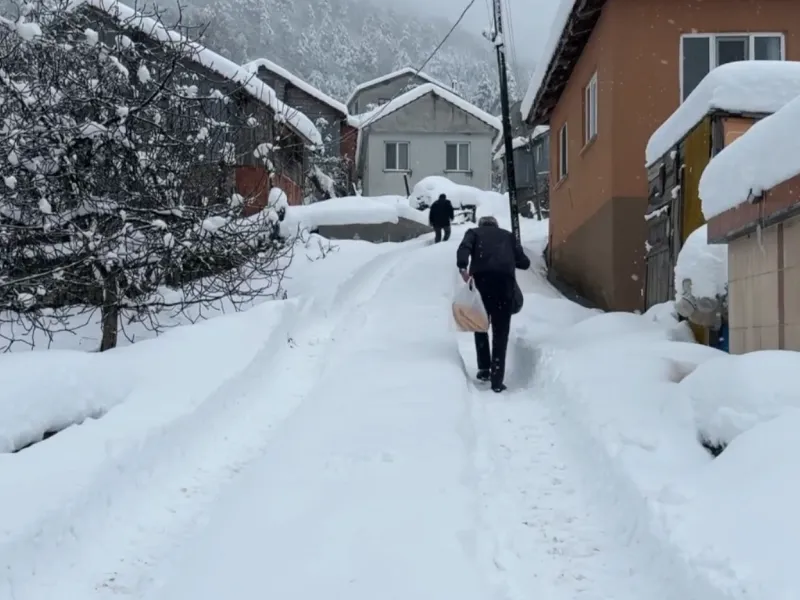 Kastamonu'daki Yüksek Kesimlerde Kar Kalınlığı 60 Santimetreye Ulaştı 2