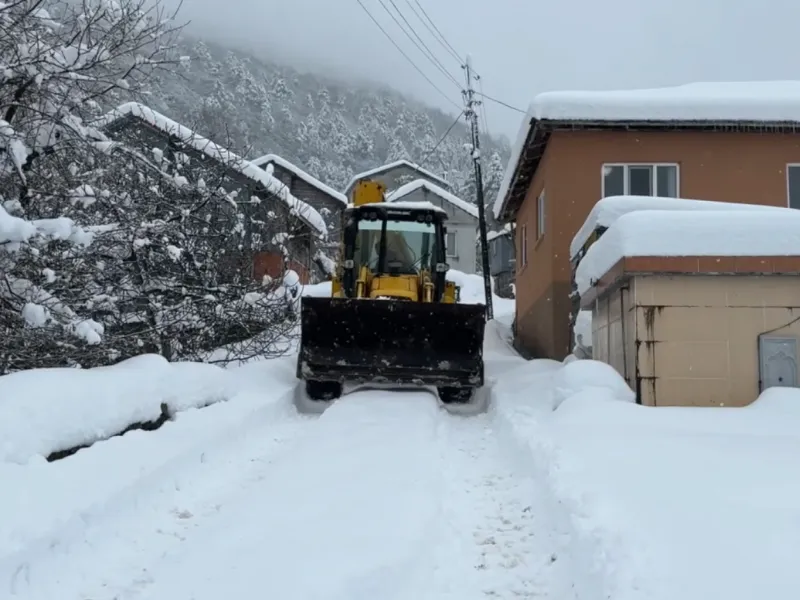 Kastamonu'daki Yüksek Kesimlerde Kar Kalınlığı 60 Santimetreye Ulaştı