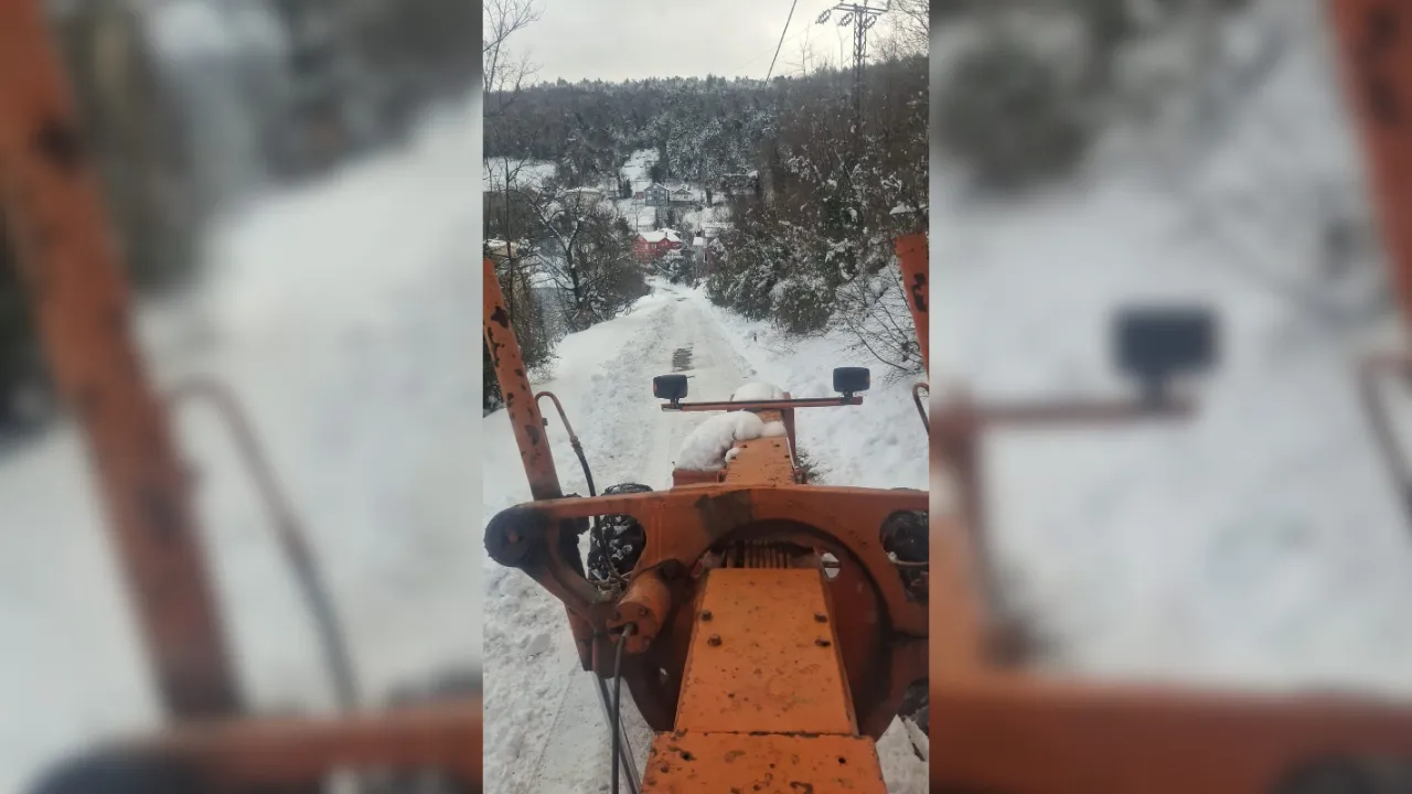 Kastamonu'nun Ilçesinde Karla Mücadele Sürüyor Ekipler Seferber Oldu 2