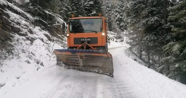 Kastamonu'yu Kar Vurdu 218 Köy Yolu Ulaşıma Kapalı! 22