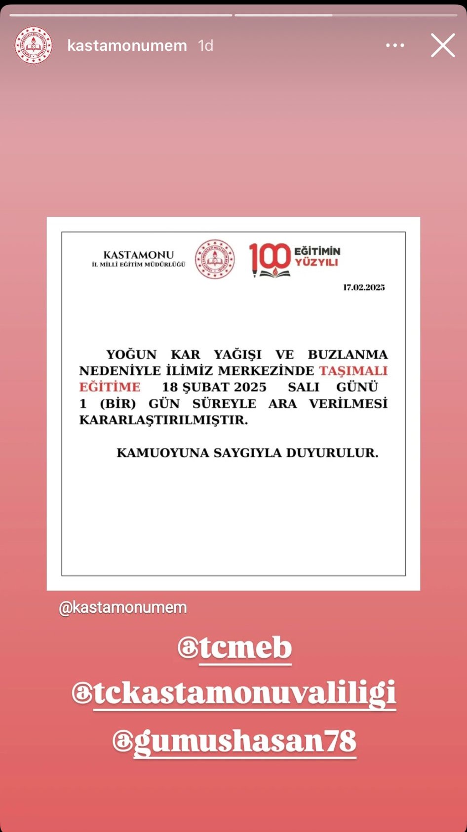 Son Dakika Kastamonu Ve Ilçelerinde Eğitime Ara Verildi! (4)