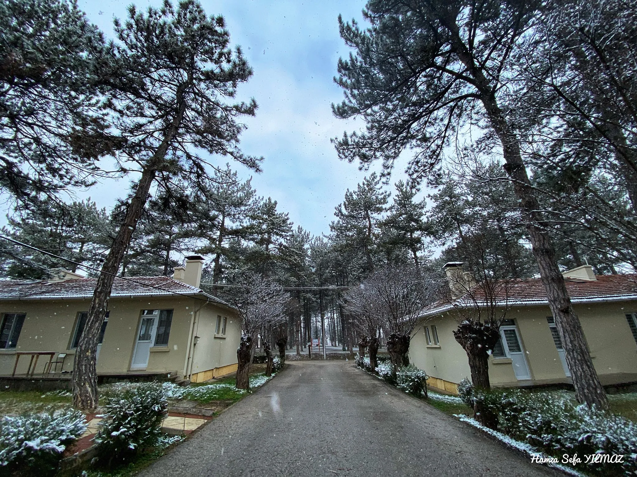 Taşköprü Yeni Haftaya Kar Yağışıyla Başladı (2)