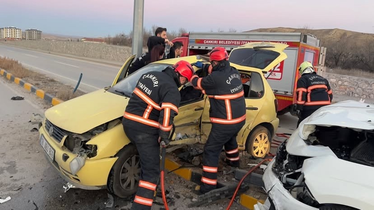 Çankırı Trafik Kazası Yaralı (1)