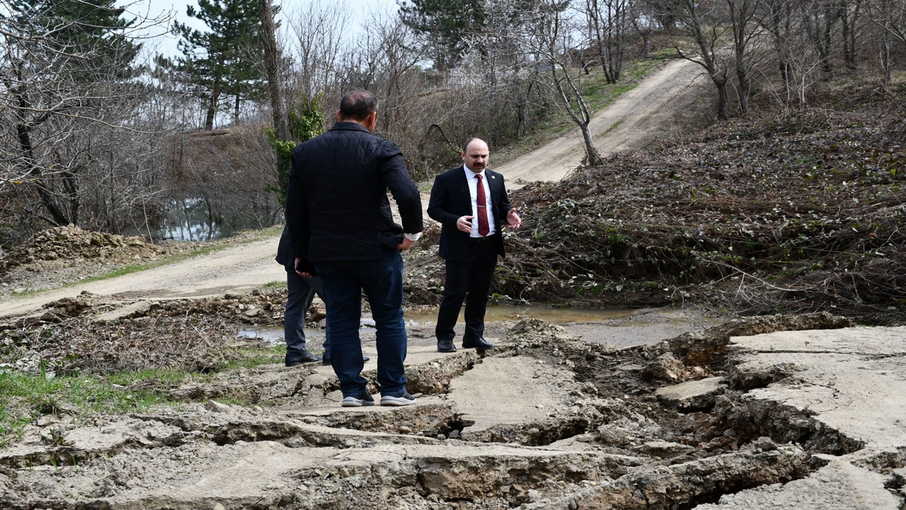 Çatalzeytin Toprak Kayması Evler Boşaltıldı (1)