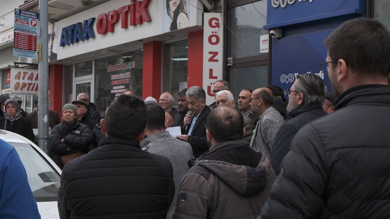 Chp Taşköprü İlçe Başkanlığı'ndan Gözaltılara Tepki Bu Bir Darbedir! (4)