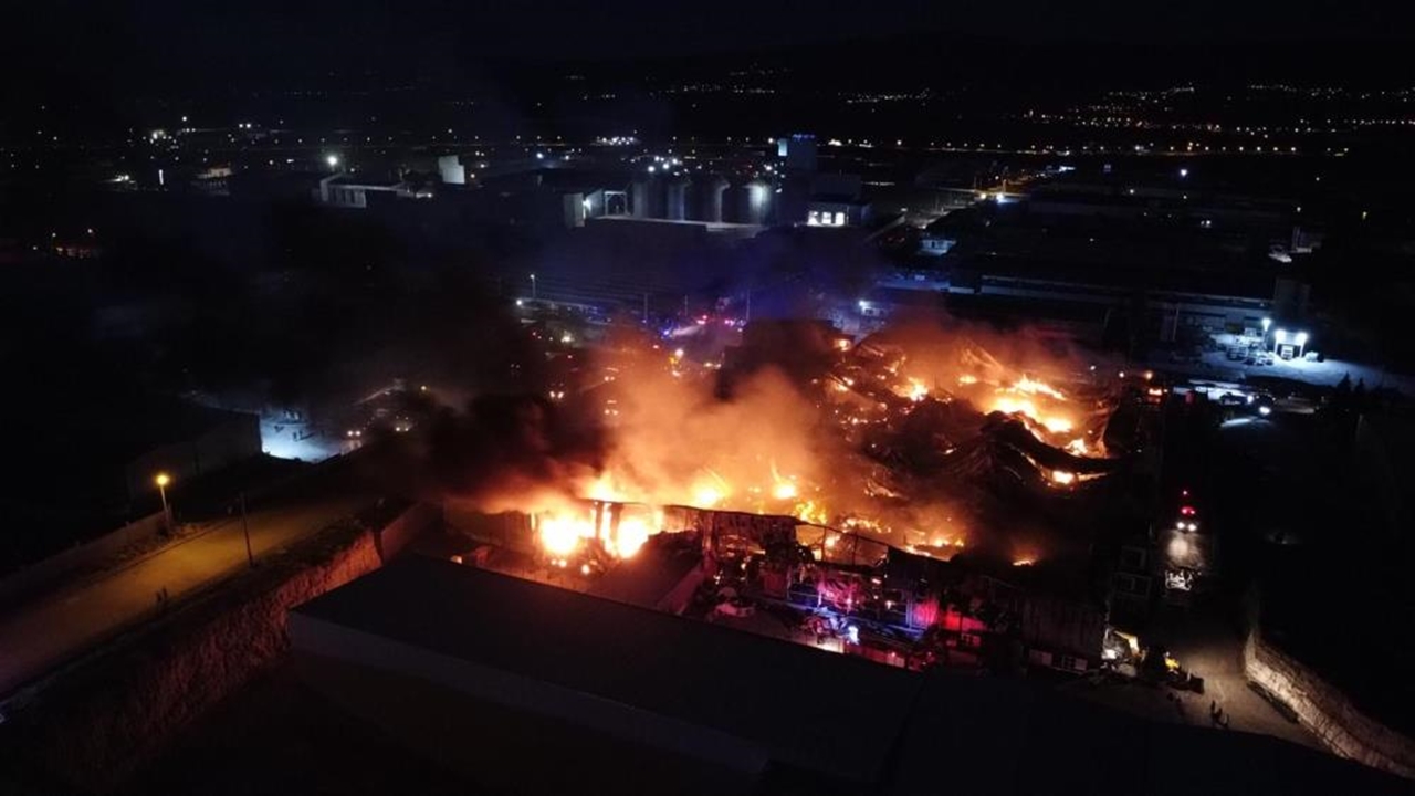 Çorum Lavaş Fabrikası Yangın (2)