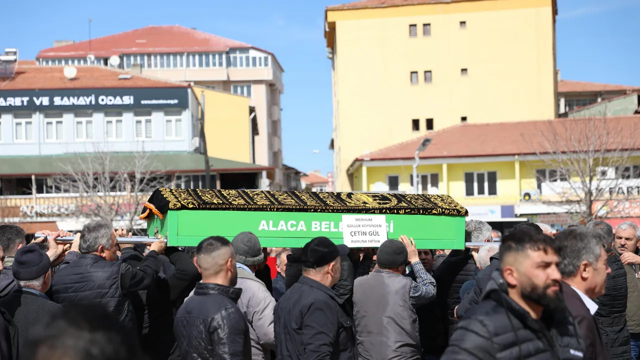 Hayatını Kaybeden Alaca Belediyesi Personeli Son Yolculuğuna Uğurlandı