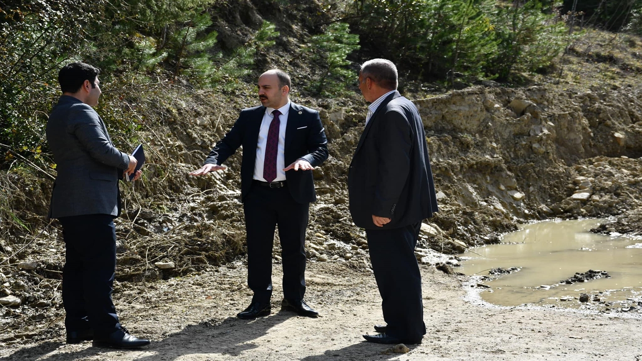 Kastamonu Çatalzeytin Yol Çöktü (3)