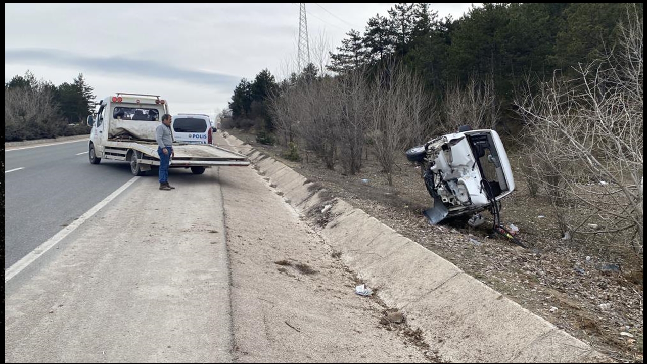 Kastamonu Kaza Minibüs Devrildi 1