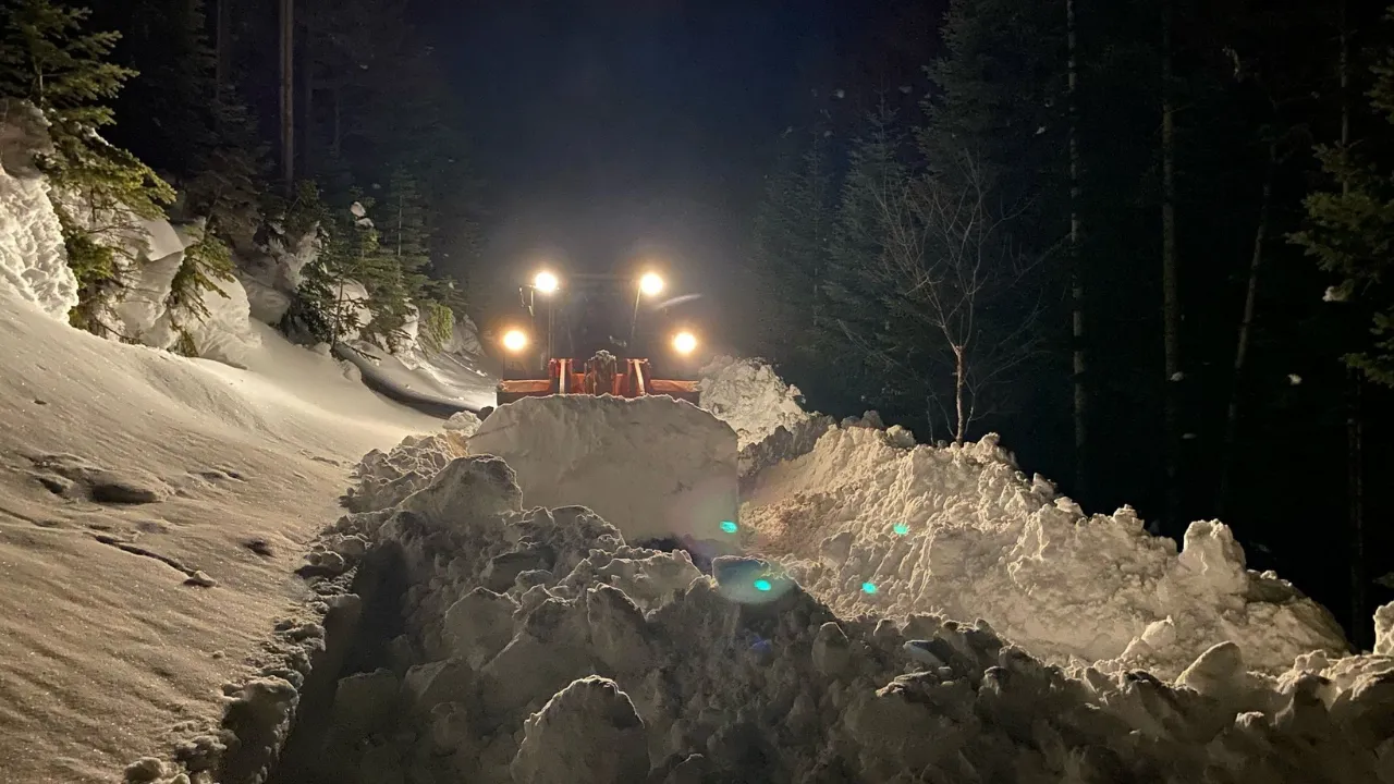 Kastamonu’da Karla Mücadele Binlerce Kilometre Yol Açıldı! 4