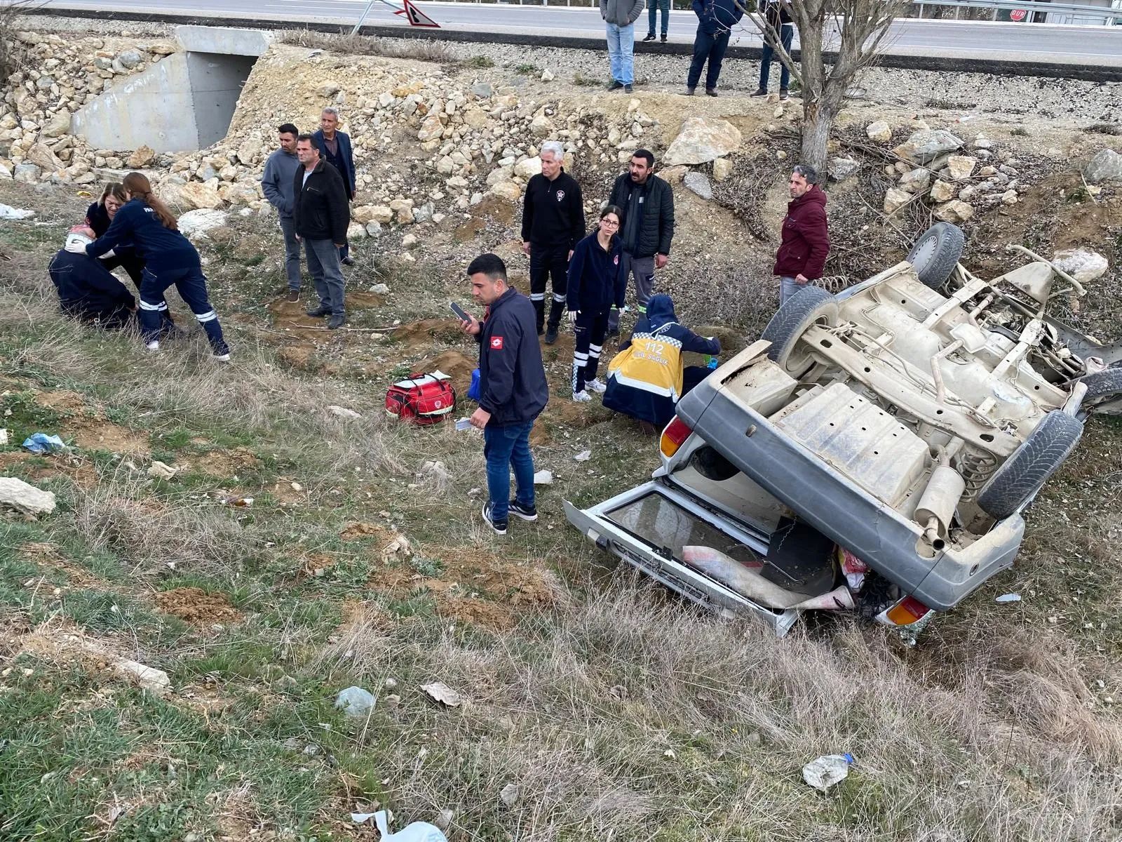 Taşköprü'deki Feci Kazada 2 Kişi Yaralandı (Detaylar)