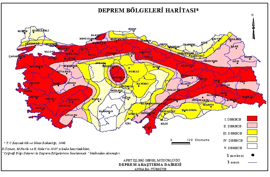 Kastamonu Deprem Risk Haritası