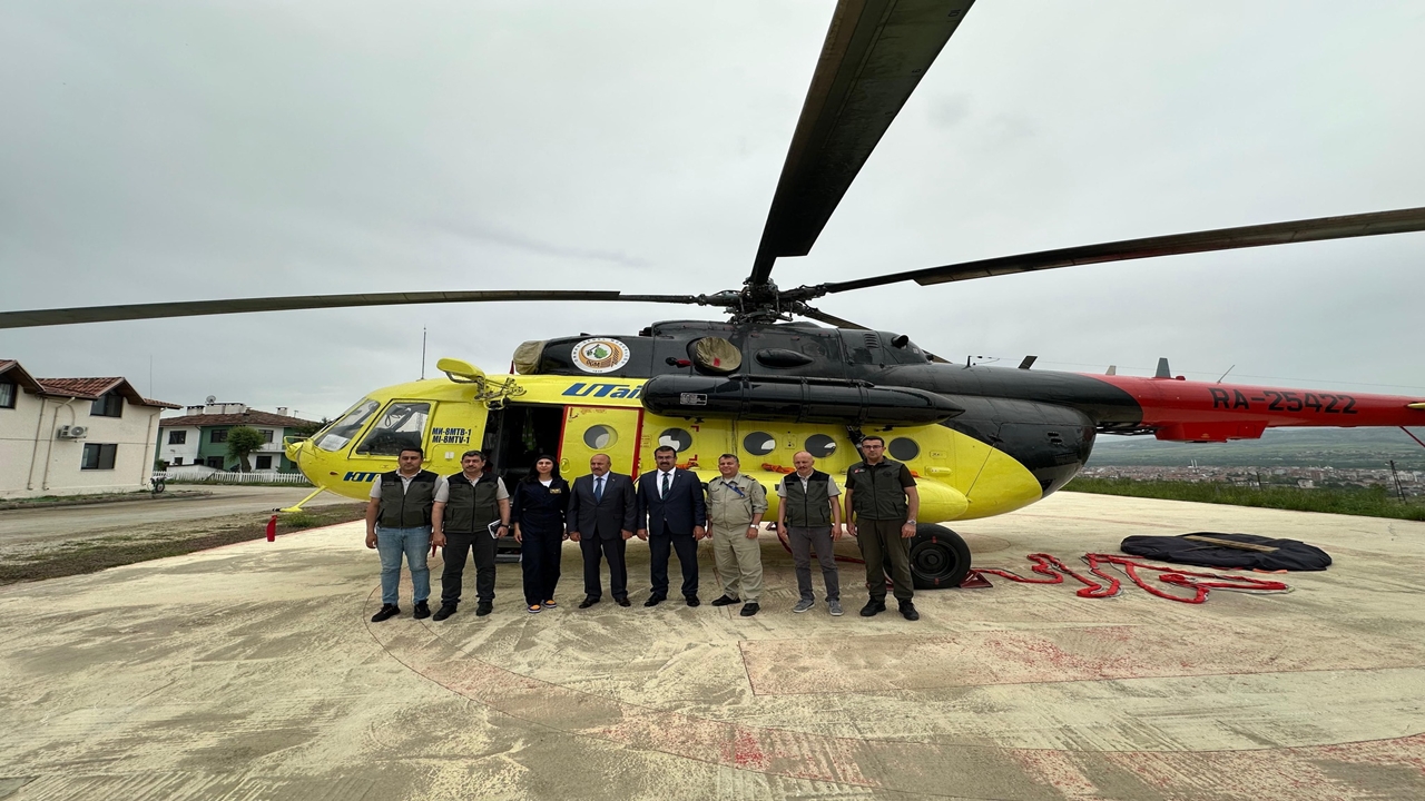 Kastamonu Taşköprü Yangın Helikopteri (6)