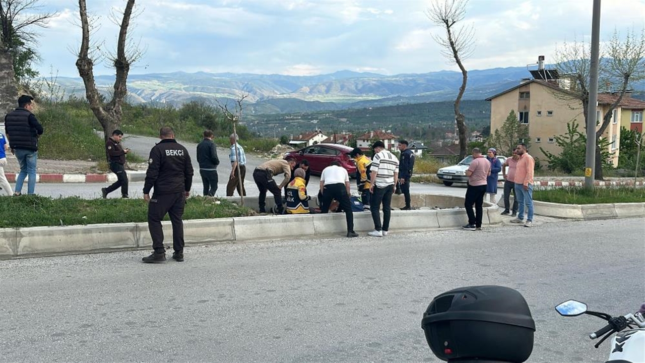 Kastamonu Tosya Trafik Kazası Motosiklet (2)