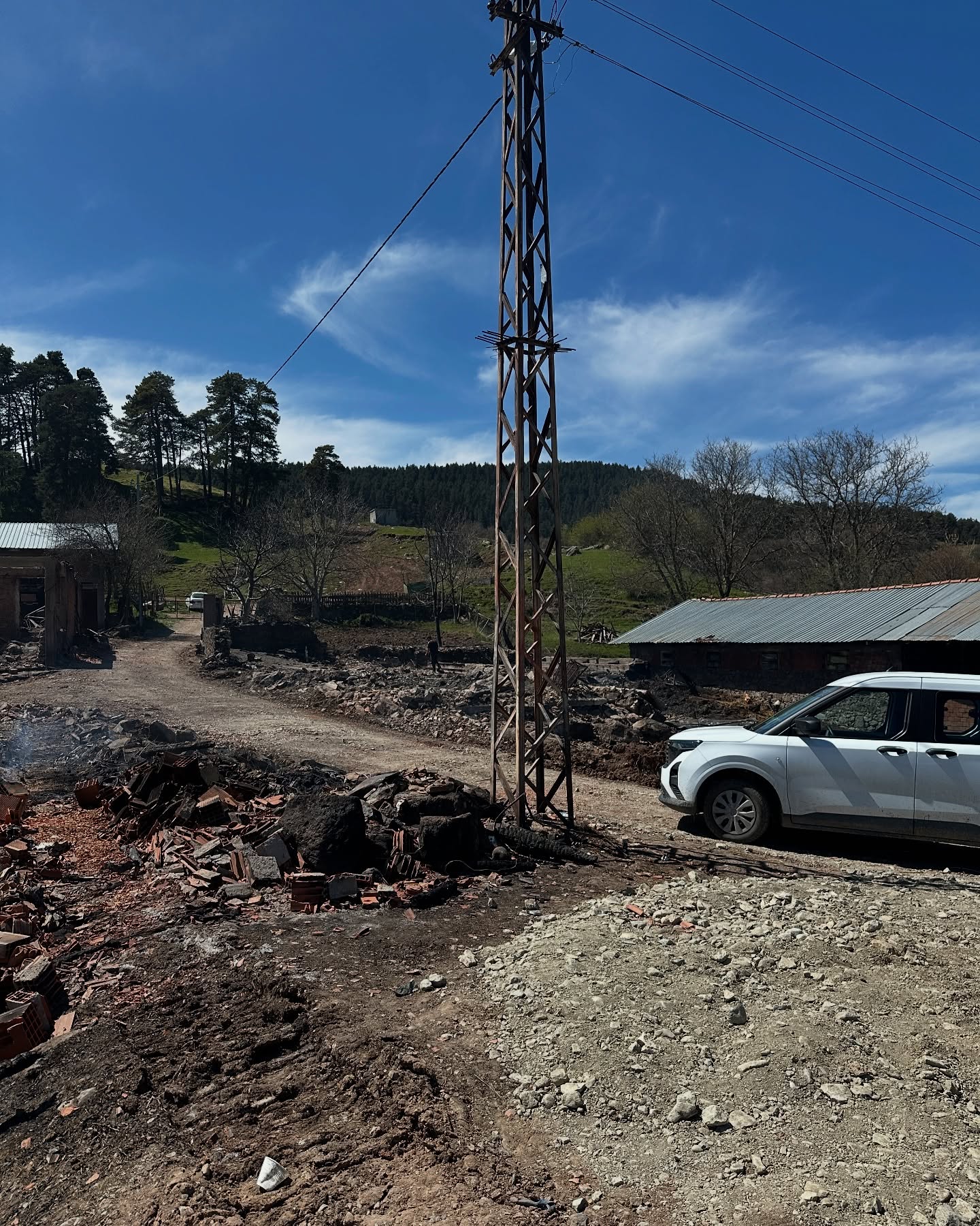 Kastamonu'da 2 Ev, 3 Ahırın Kül Olduğu Yangının Ardından Kayıplar Tespit Edildi 1