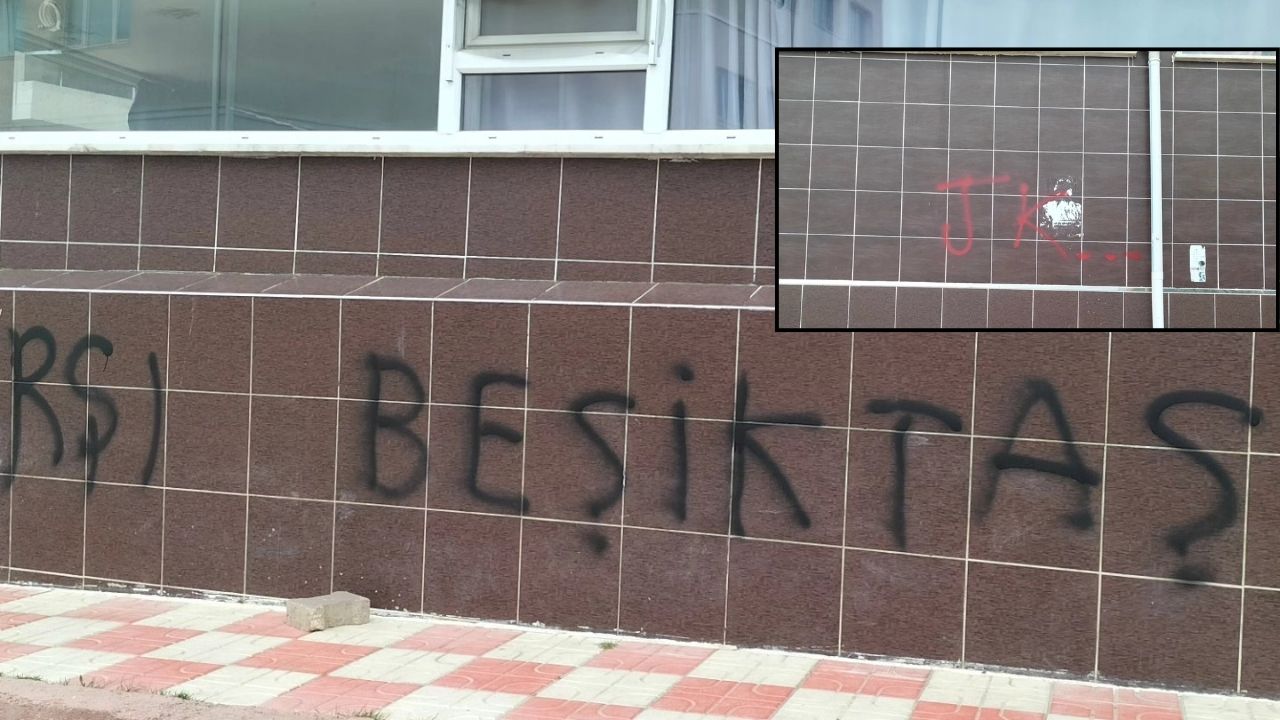 Kastamonu’da Çirkin Görüntüler Duvarlar Yazıyla Kaplandı (4)